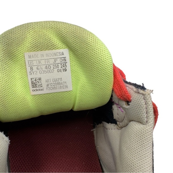 Adidas Multicolor Falcon Collegiate Sneakers Women’s Size 8 - Picture 10 of 11